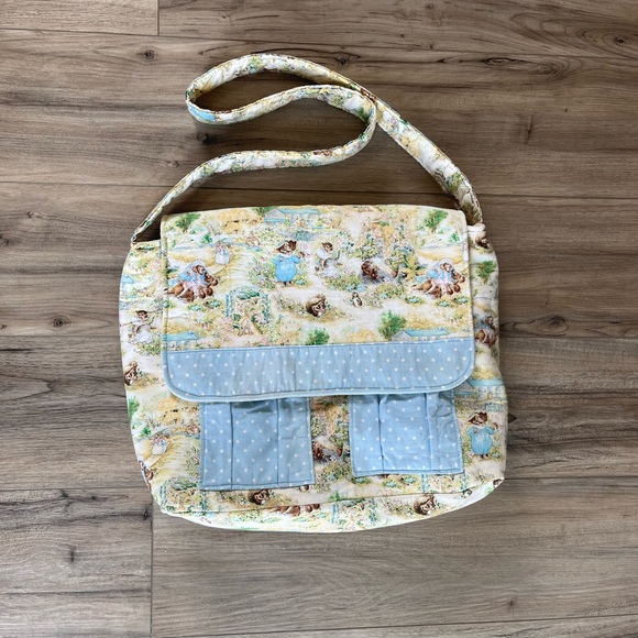 Hand Crafted Accessories Vintage Handmade Diaper Bag Whimsical